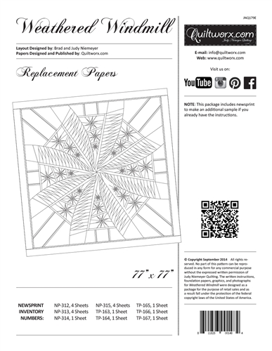 Wind Fill Paper Weathered Windmill Replacement Papers